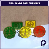 Pin / Emblem / Tanda Topi Boni Putra dan Putri Pin Topi Pramuka