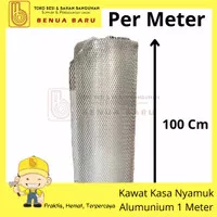 Kawat Kasa Nyamuk Alumunium tinggi 100 CM Per Meter / Kawat Tralis