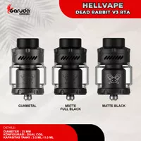 Dead Rabbit V3 RTA by Hellvape 100% Authentic