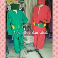 Baju pitung/pangsi betawi anak (Baju, celana dan sabuk)