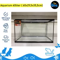 Aquarium Nikita M 60L Aquarium Kaca Kotak Tank Ikan Hias