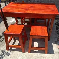 meja makan / minimalis /meja set / meja bakso / jati belanda furniture