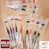 Muji REFILL 0.38mm Gel Ink Pen - isi ballpoint /pulpen - Black