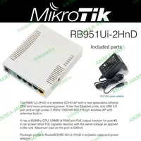 Mikrotik RB951Ui-2HnD / Mikrotik RB951UI 2HND Baru
