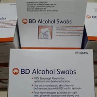 BD ALCOHOL SWABS / TISU ALKOHOL / ALKOHOL SWAB BD/ TISSUE ALKOHOL 70%