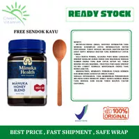 Madu Manuka Health New Zealand Honey Blend MGO30 500g MGO 30 30+ 500 g