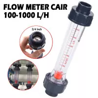 Flow meter Air Rota meter cairan 100 - 1000 LpH Flowmeter liquid 1000