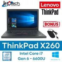 Lenovo ThinkPad X260 i7 6600U Gen 6 Ci7 - 12.5" - Laptop Slim Notebook