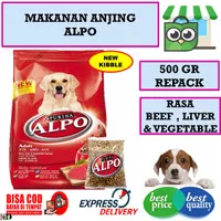 Makanan Anjing ALPO Dog Food Kemasan 500gr Non Pedigree - Rasa BEEF