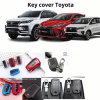 Cover Smart Key Sarung Kunci Remote Mobil Toyota Yaris Innova Fortuner