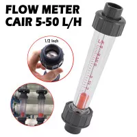 Flow meter Air Rota meter cairan Flowmeter liquid 5 - 50 LpH