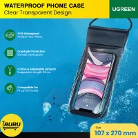 UGREEN Waterproof Phone Pouch Case Pelindung HP Anti Air Clear