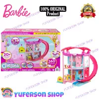 Barbie Chelsea Playhouse Playset Mainan Rumah Boneka Barbie Chelsea