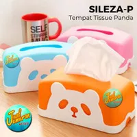 Kotak Tisu Tempat Tissue Box Kotak Panda Warna - Warni