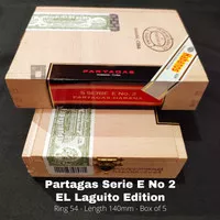 Partagas Serie E No 2 El Laguito Edition - Box of 5 stick cerutu cigar