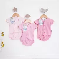 BABY HAI Stelan New Born Pendek Pop Series Pink Gift Set Baby