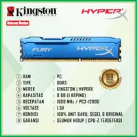 RAM PC DDR3 8GB HYPER X 1600 MHZ PC3 12800 | MEMORY RAM | HYPER X | PC