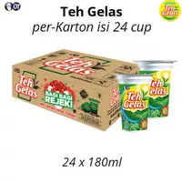 Teh gelas cup karton isi 24 cup