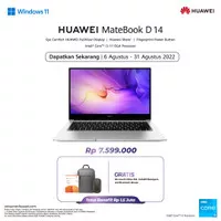 Huawei Matebook D14 intel i3 Gen 11 - 1115G4