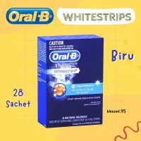 Oral B 3D White Whitening Strip Whitestrips Pemutih Gigi 28 Treatments