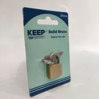 gembok kunci solid brass 20mm / 30mm KEEP