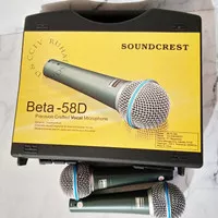 Microphone kabel *SOUNDCREST* BETA-58D HARGA MURAH KUALITAS TERJAMIN