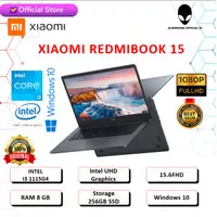 LAPTOP XIAOMI Redmi Book 15 - Core i3 1115G4 8GB 256GB 15.6" FHD W10