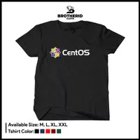 Kaos Centos Linux Logo Baju Programmer Developer Distro