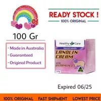 Healthy Care Lanolin Cream & Vitamin E Cream 100gr - Australia
