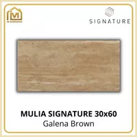 Keramik Dinding 30x60 Mulia Galena Brown KW 1 Kilap