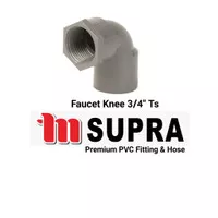 KDD / Knee Drat Dalam / Faucet Elbow PVC 3/4" TS