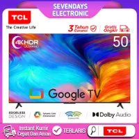 TCL 50A18 A18 LED SMART TV 50 INCH 50" ANDROID GOOGLE TV UHD 4K HDR