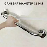 Pegangan kamar mandi 60 cm diameter 32 mm Grab bar stainless steel