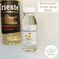 100mL Butterscotch Trieste Syrup Sirup Kopi Coffee - Butterscotch