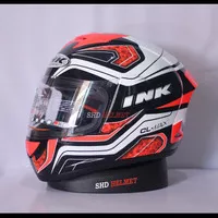 Helm INK CL Max Seri 5 Red Fluo Full Face