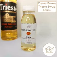 100mL Crème Brulee Trieste Syrup Sirup Kopi Coffee - Crème Brule