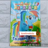 buku mewarnai little pony A