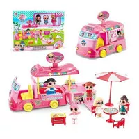 Mainan mobil Lolll car/Mainan boneka lolll mobil/Mainan Anak cewek