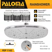 PALOMA RSP 1161 / 1162 Rainshower Head Shower Rain Mandi Atas Kepala