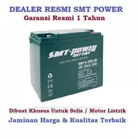 Baterai Selis SMT Power SMT1220 SMT 12v 18ah 20ah Battery Deep Cycle