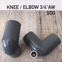 Knee Elbow PVC 3/4" AW SCG