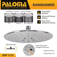 PALOMA RSP 1171 / 1172 Rainshower Head Shower Rain Mandi Atas Kepala