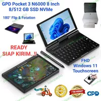 Laptop Mini GPD Pocket 3 N6000 8" 8/512GB SSD FHD Windows 10