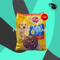 Pedigree Beef & Vegetables 3Kg Makanan Anjing Pedigree Adult 3 Kg