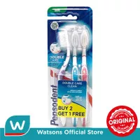 Pepsodent Double Care Clean Sikat Gigi Soft 2+1