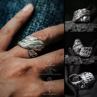 Cincin Pria HAMSA FREEWILL - Simple Men Ring Alpaka Silver