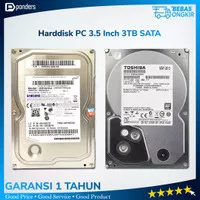 HDD / Harddisk / Harddisk Internal PC / CCTV 3TB 3.5" SATA
