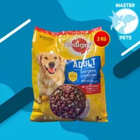 Pedigree Beef & Vegetables 3Kg Makanan Anjing Pedigree Adult 3 Kg