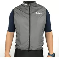 Cycling Vest Sekayuh Kaze - Double Zipper Gilet Windbreaker