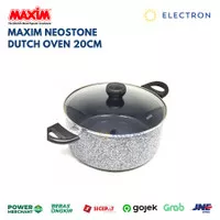 Maxim Neostone Dutch Oven 20cm 24cm Panci Sayur Anti Lengket